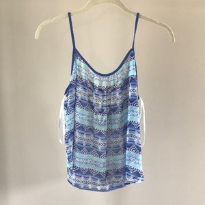 Sheer Tribal Tank Top